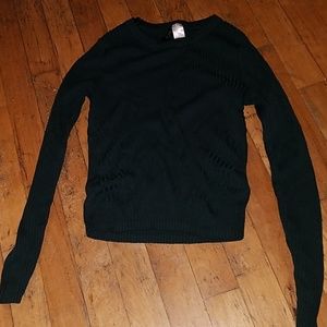 Green crop top